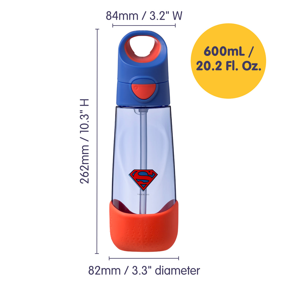 SUPERMAN by b.box - Tritan™ drink bottle 600ml