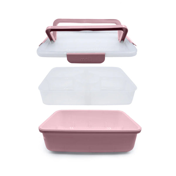 Melii Rectangular Snackle Platter Box - Blush