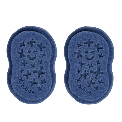 b.box baby bath brush replacement sponge - twin pack
