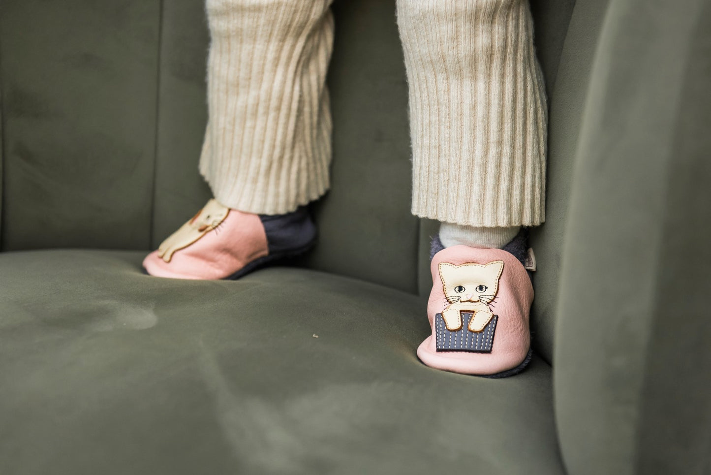 Baobaby soft sole baby shoes - Cat’s Kiss pink