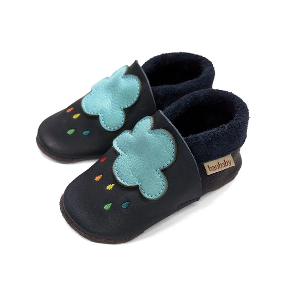Baobaby soft sole baby shoes - Cloud