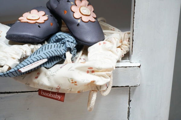 Baobaby soft sole baby shoes - Daisy