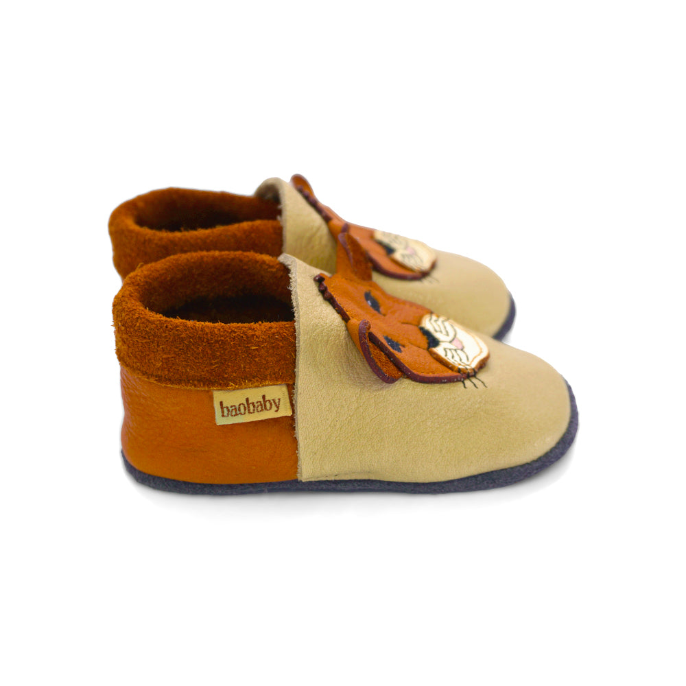 Baobaby soft sole baby shoes - Leo