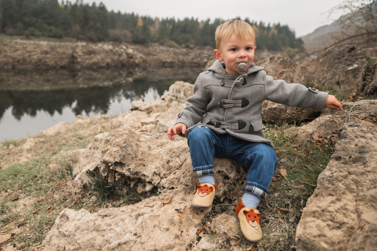 Baobaby soft sole baby shoes - Leo