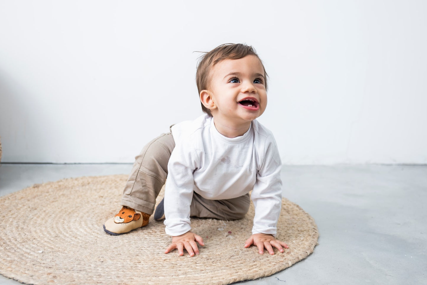 Baobaby soft sole baby shoes - Leo