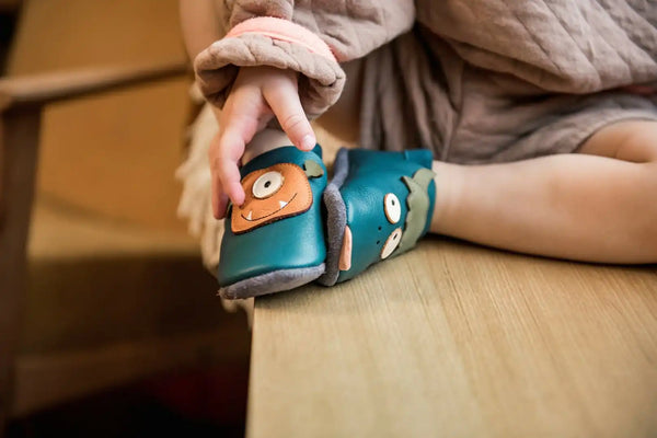 Baobaby soft sole baby shoes - Monster