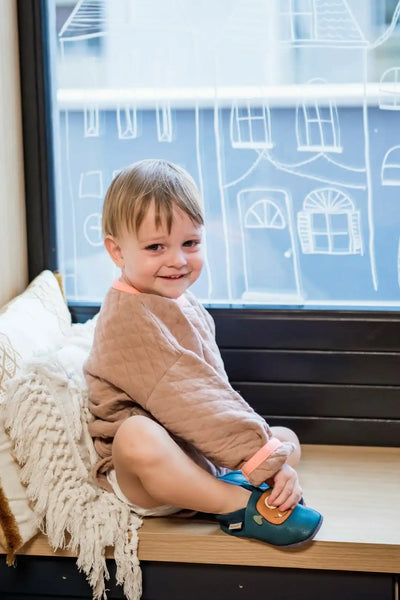 Baobaby soft sole baby shoes - Monster