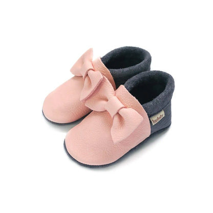 Baobaby soft sole baby shoes - Pirouettes Pink