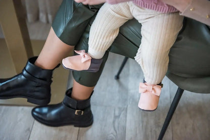 Baobaby soft sole baby shoes - Pirouettes Pink