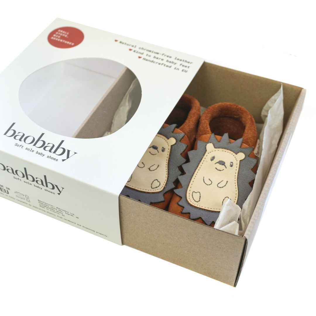 Baobaby soft sole baby shoes - Spikey Curry