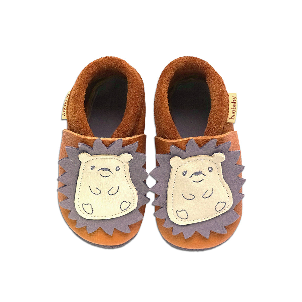 Baobaby soft sole baby shoes - Spikey Curry