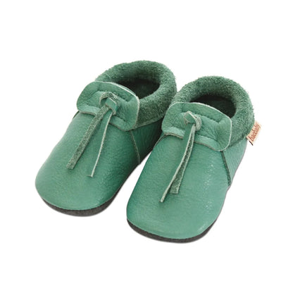 Baobaby soft sole baby shoes - Mocassins Mint