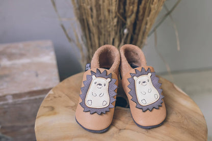 Baobaby soft sole baby shoes - Spikey powder
