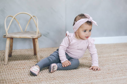 Baobaby soft sole baby shoes - Cat’s Kiss pink