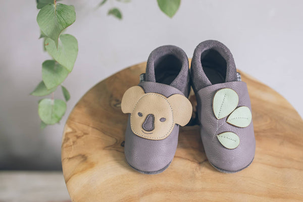 Baobaby soft sole baby shoes - Koala