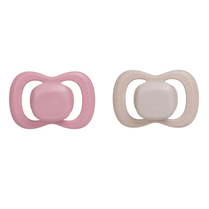 b.box Pacifier Duo Latex - Berry+Blush