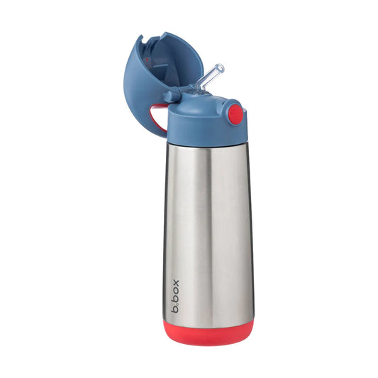 b.box Insulated Straw Bottle - 500ml – Blue Blaze