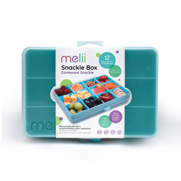 Melii Snackle Box 12 Compartment - Blue