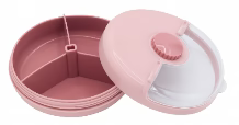 Melii Spin Snack Container with Knob - Berry