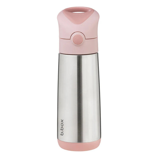 b.box Insulated Straw Bottle 500ml – Blush Crush