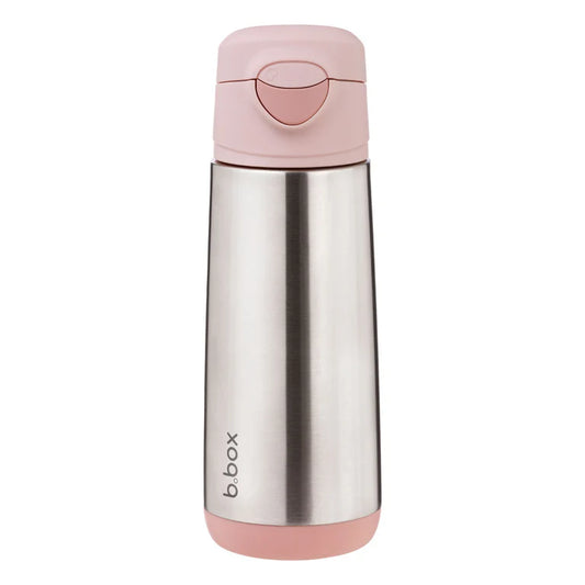 b.box Insulated Spout Bottle 500ml - Blush Crush