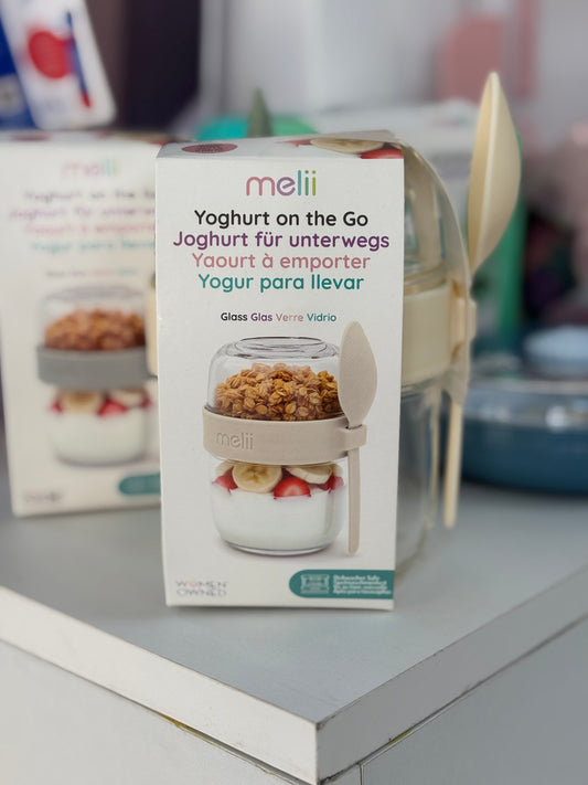 Melii Yoghurt on the Go GLASS - Ivory