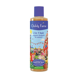 Childs Farm Kids 2 in 1 Hair Organic Rhubarb & Custard 250ml