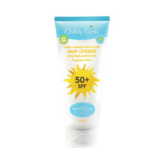 Childs Farm Sun Cream 50+ SPF Fragrance-Free 100ml