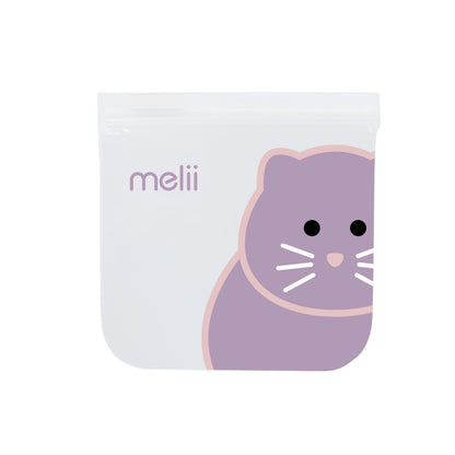 Melii EVA Reusable Snack Bags - Cat/Unicorn