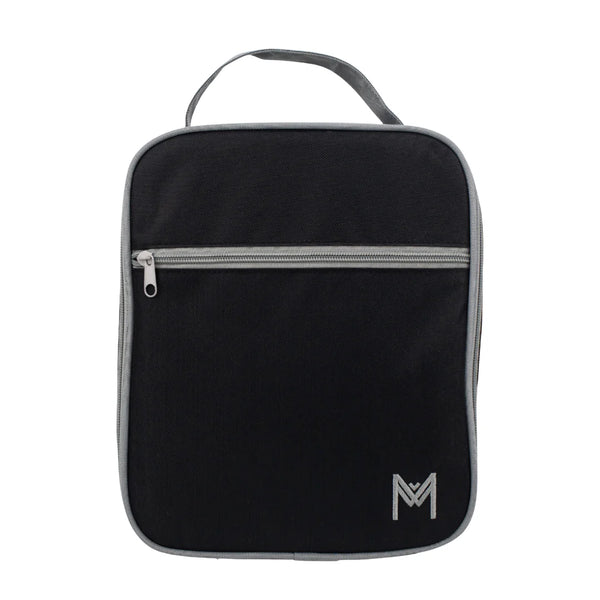 MontiiCo Large Insulated Lunch Bag - Coal