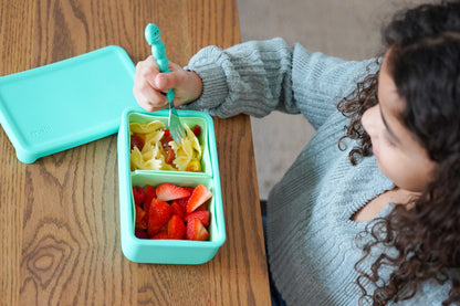Melii Silicone Bento - Blue/Mint