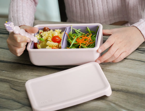 Melii Silicone Bento - Pink/Purple