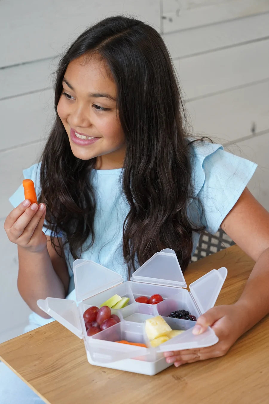 Melii Hexagonal Snackle Box - Blue