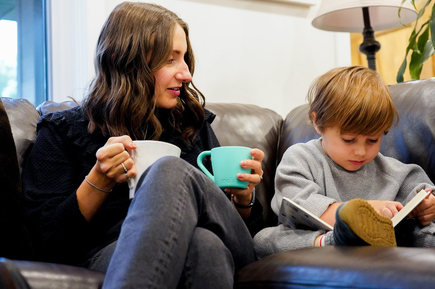 Melii Silicone Bear Mug - Aqua