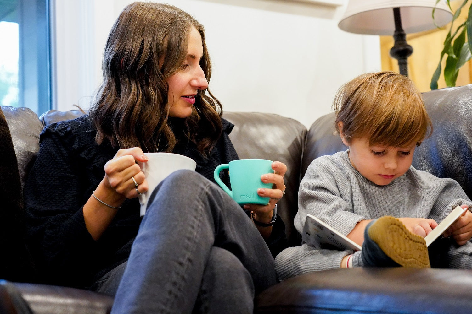 Melii Silicone Bear Mug - Aqua