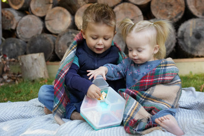 Melii Hexagonal Snackle Box - Blue