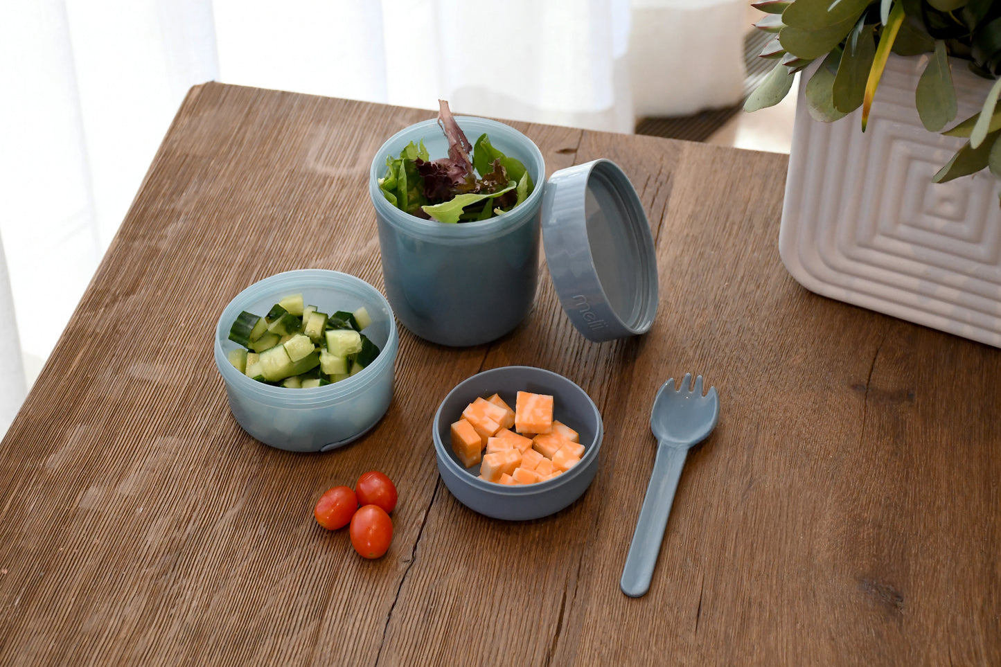 Melii Yoghurt & Salad Container - Slate