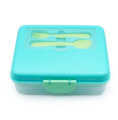 Melii 2 Tier Bento Box - Blue Mint Lime