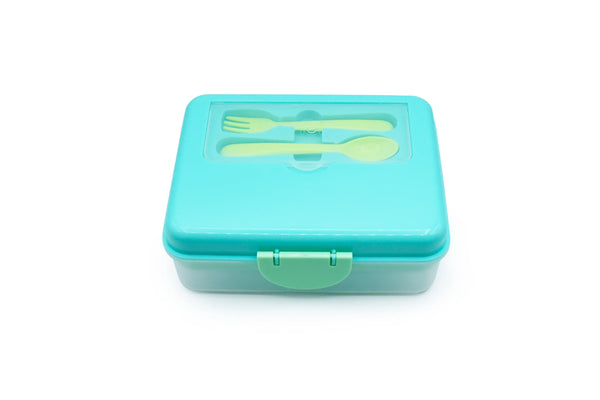 Melii 2 Tier Bento Box - Blue Mint Lime