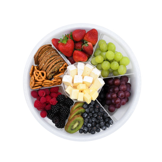 Melii Round Snackle Platter Box - Sage