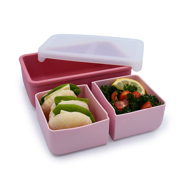 Melii Silicone Bento - Blush/Berry