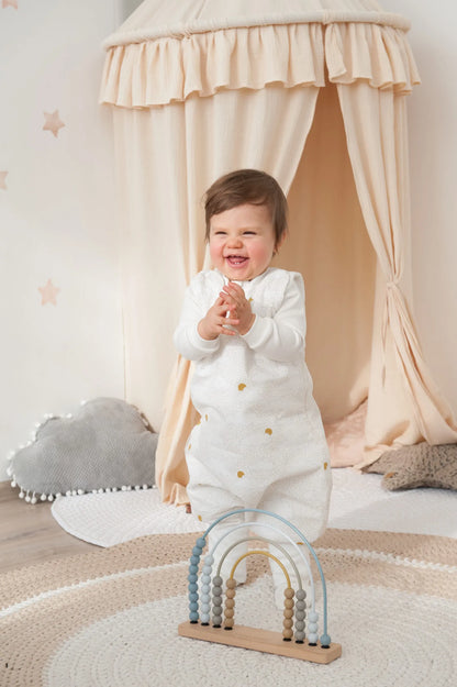 Organic Toddler Sleeping Bag with legs TOG 0.5 - Cloud