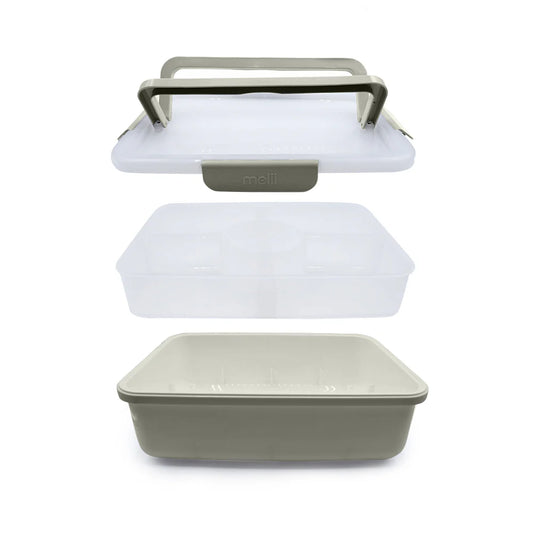 Melii Rectangular Snackle Platter Box - Ivory