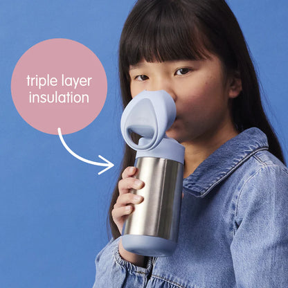 b.box Insulated Straw Bottle 350ml – Latte