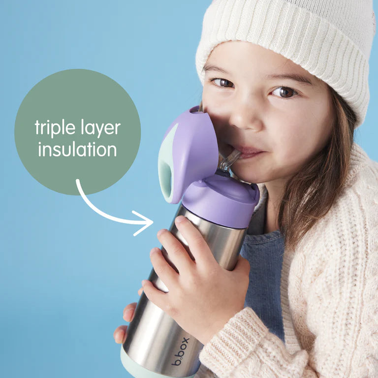 Straw Vision b.box Insulated Straw Bottle 500ml – Night Vision – vanillamummy.com