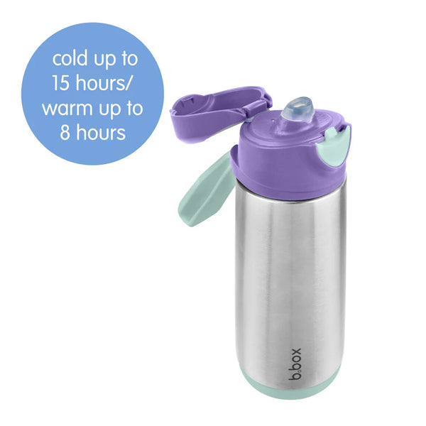 b.box Insulated Spout Bottle 500ml - Blush Crush