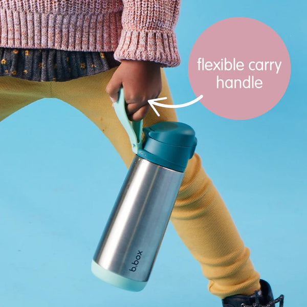 b.box Insulated Spout Bottle 500ml - Blush Crush