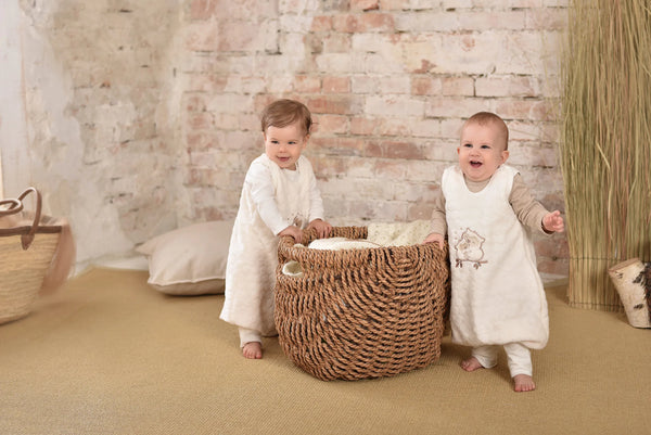 Organic Toddler Sleeping Bag with legs TOG 2 - Popcorn Owl