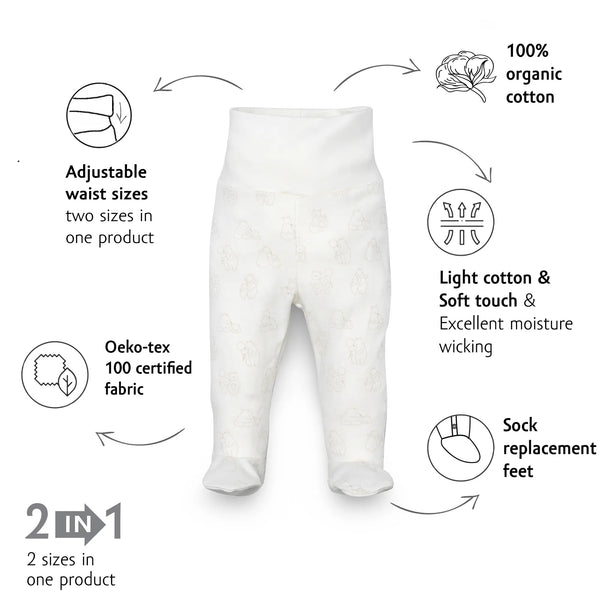 Organic Cotton Baby Pants - Full Print