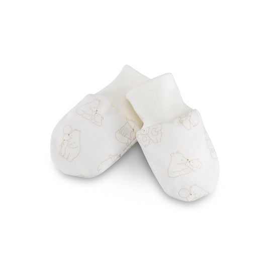 Organic Cotton Newborn Gloves - Full Print